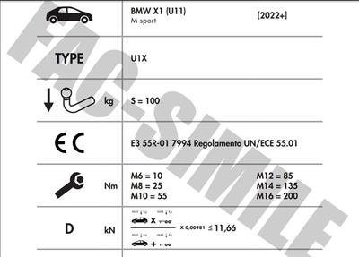 DİKEY SÖKTAK BMW X1 - İX1 , MINI Countryman