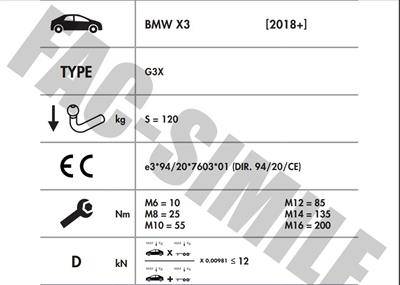 YATAY SÖKTAK BMW X3
