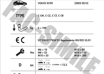 YATAY SÖKTAK VOLVO XC90