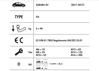 DİKEY SÖKTAK SUBARU XV