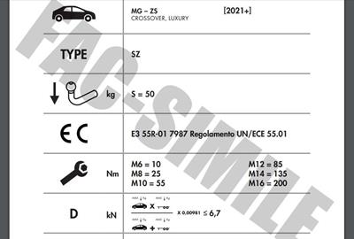 DİKEY SÖKTAK MG ZS