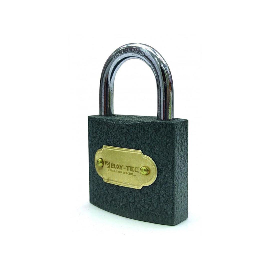 Baytec Asma Kilit Gri 38 mm MK2324