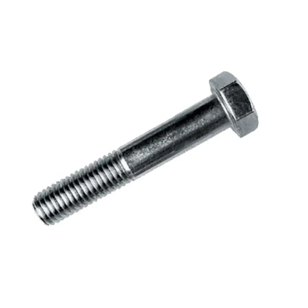 DIN 931 Altı Köşe Başlı Cıvata – 8.8 Kalite Yarım Dişli Beyaz Galvanizli (M5–M36) - 100 ADET