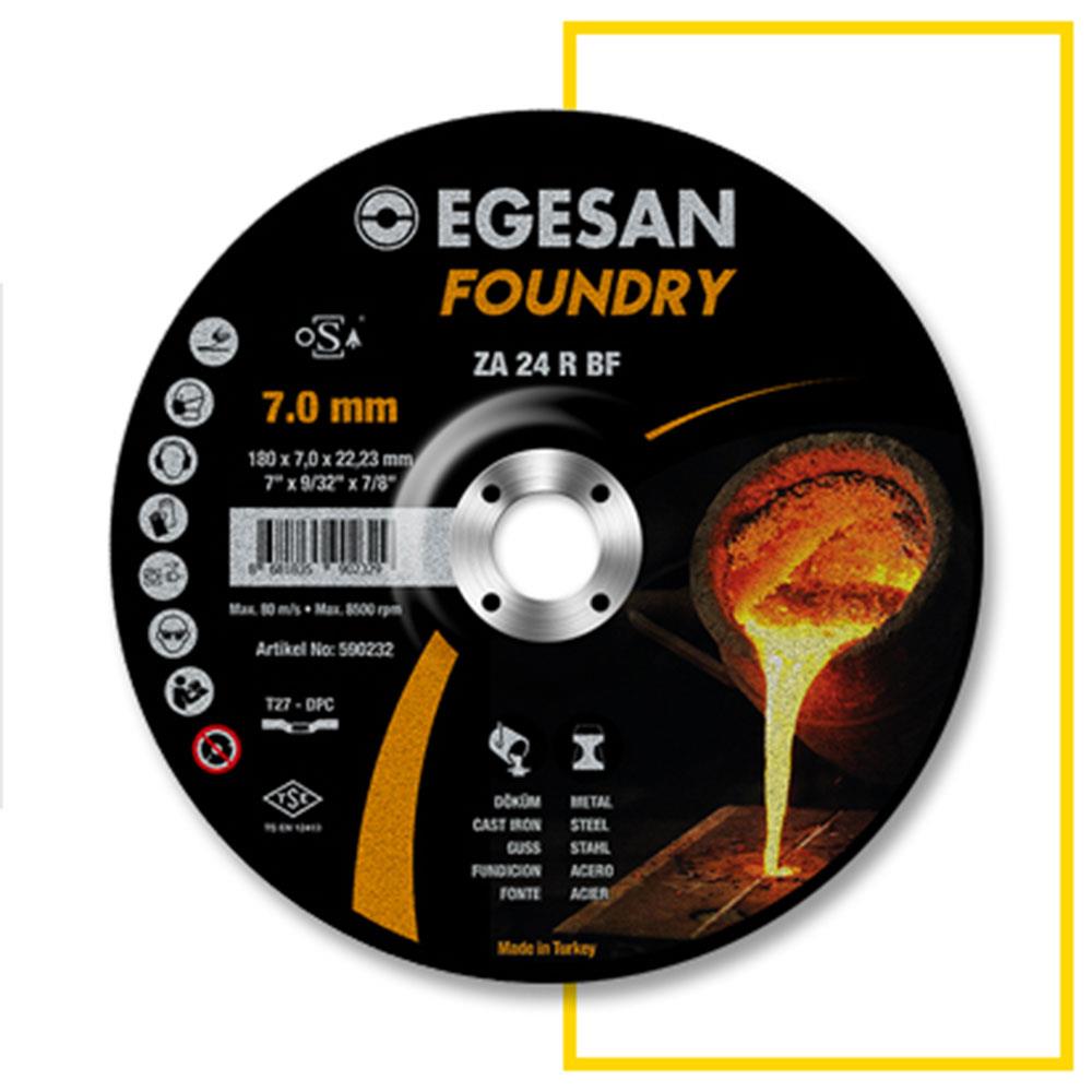 Egesan 180×8 mm Metal Taşlama Taşı (Foundry / Döküm Uyumlu)