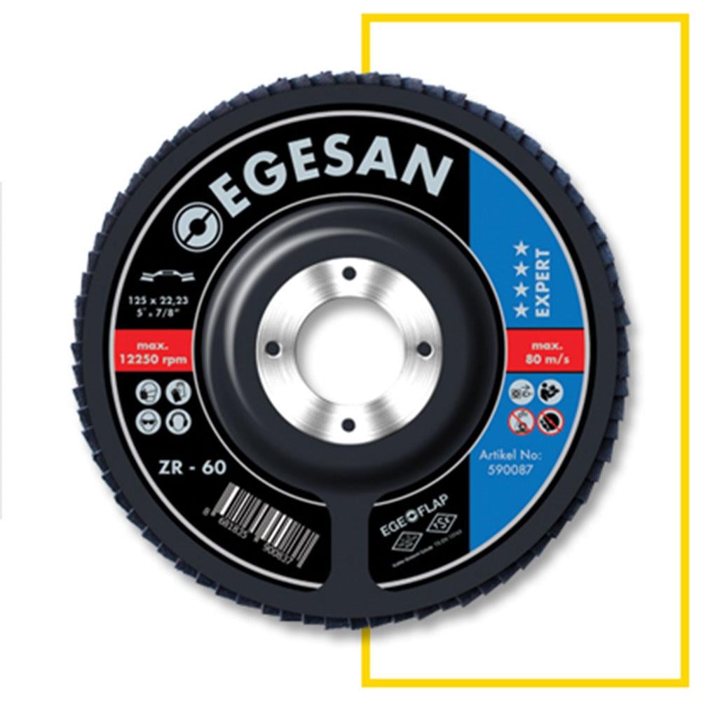 Egesan Flap Disk Zirkonyum 115 mm ZK40 Kum
