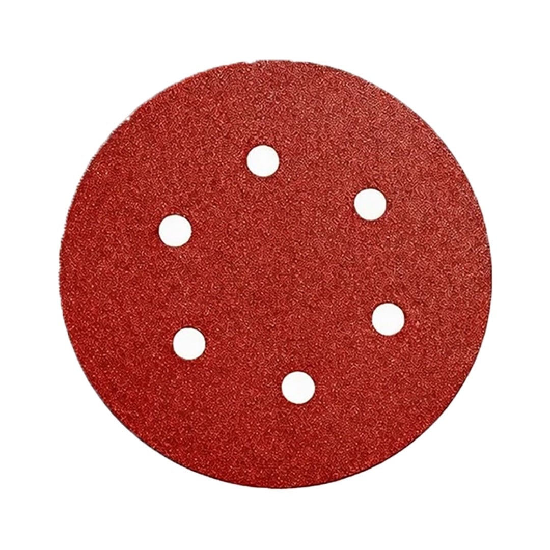 GFB 6960 150 mm 40 Kum 6 Delikli Cırtlı Disk Zımpara NK Alüminyum Oksit
