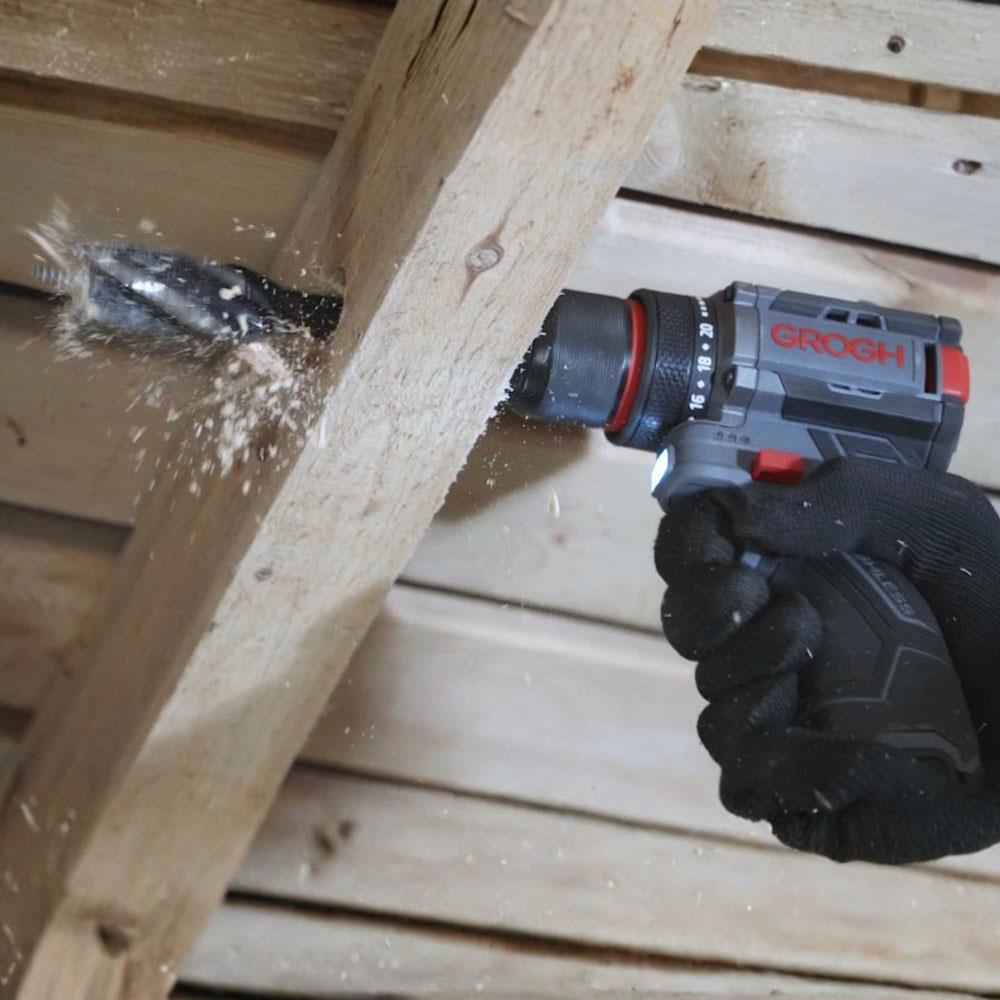 Grogh GRX1633-2 BMC 16V 2Ah Kömürsüz Motorlu Çift Vitesli Şarjlı Matkap