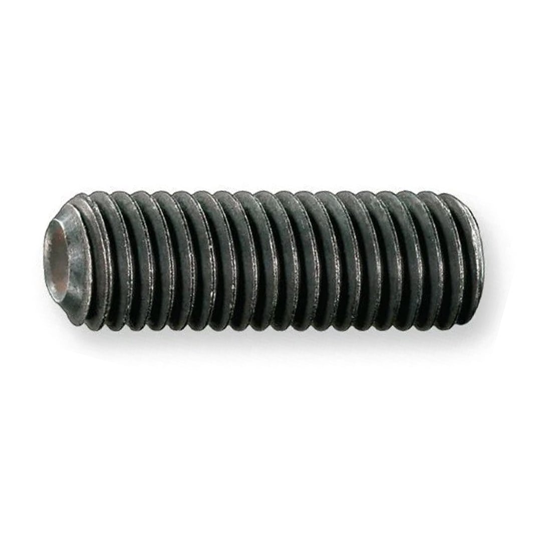 Norm M12X50 DIN 916 14.9 Kalite Setskur (İçten Altıgen Konik Uçlu) Cıvata Siyah 100 ADET