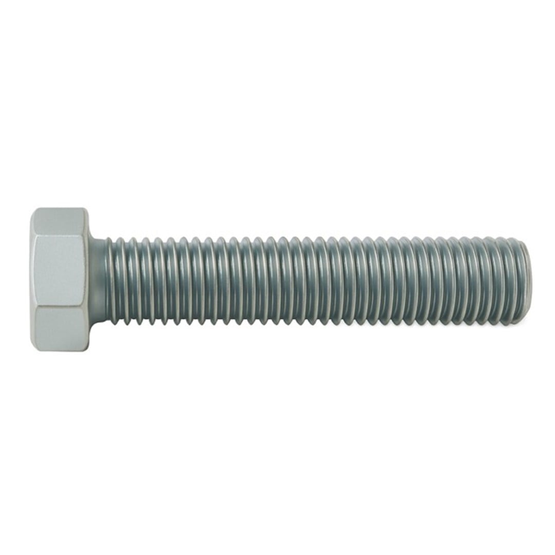 Norm M12X80 DIN 933 8.8 Kalite Altı Köşe Başlı Tam Dişli Beyaz Galvanizli Cıvata 100 ADET