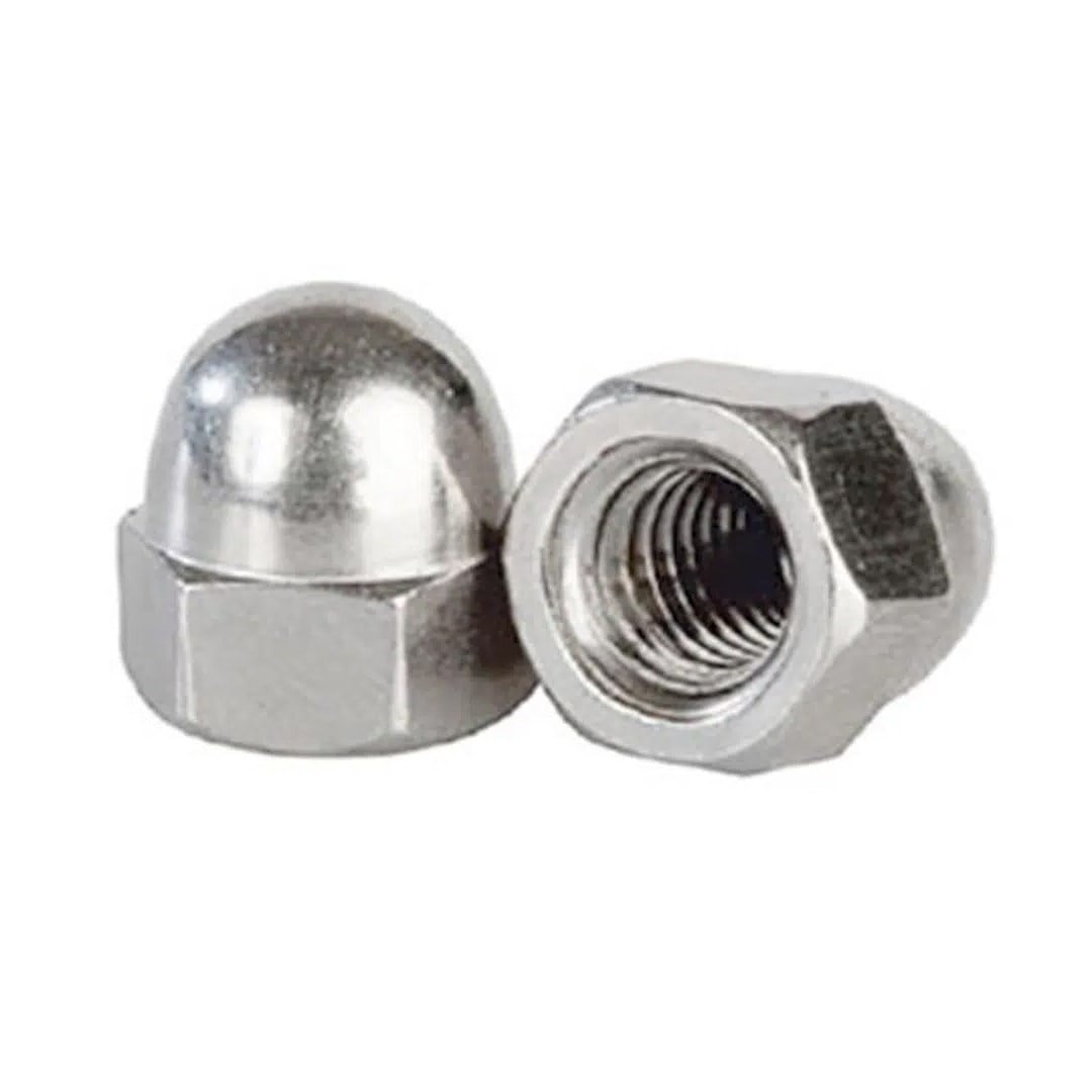 Norm M5 DIN 1587 6 Kalite Kör Somun Beyaz Galvanizli 100 ADET