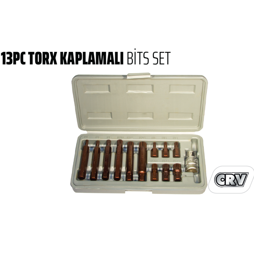 Ri̇co 13 Adet Torx Kaplamali Bi̇ts Set