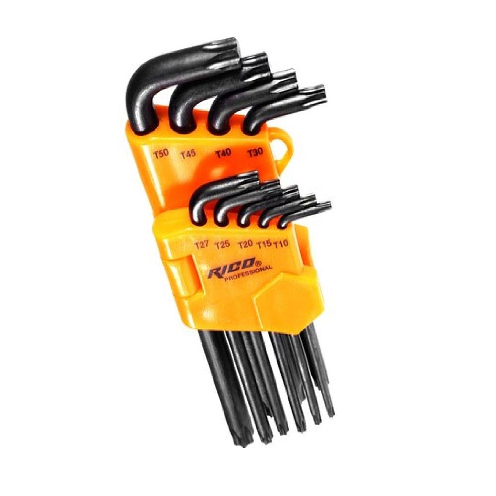 Rico RC3199 Torx Uçlu Kısa 9 Parça Alyan Anahtarı Seti