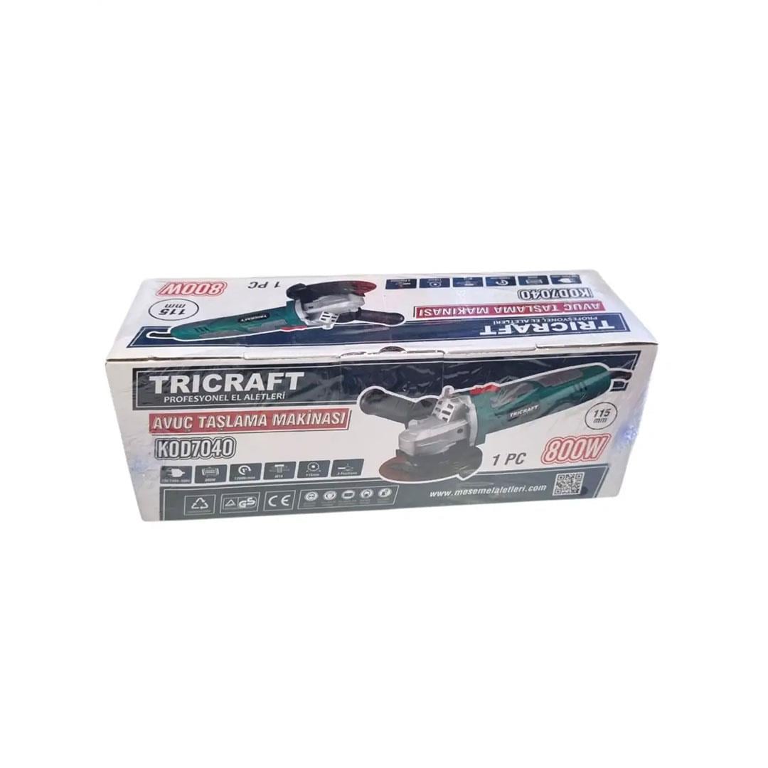 Tri̇craft 7040 Avuç Taşlama 115 mm 800 W