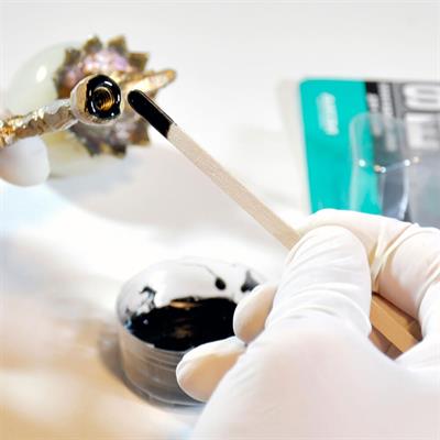 Akfix E-350 Epoksi Çelik Yapıştırıcı Şırınga Siyah 25 ml
