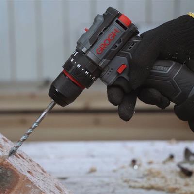 Grogh GRX1634-2 BMC Kömürsüz Motorlu Çift Akülü Çift Vitesli 16V 2Ah Şarjlı Darbeli Matkap
