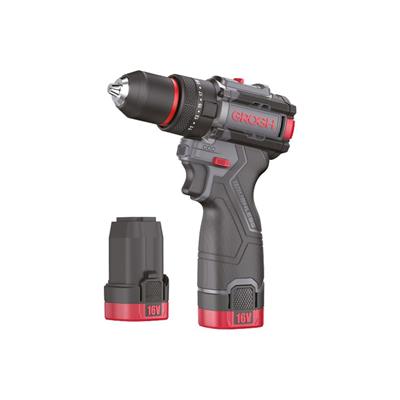 Grogh GRX1634-2 BMC Kömürsüz Motorlu Çift Akülü Çift Vitesli 16V 2Ah Şarjlı Darbeli Matkap