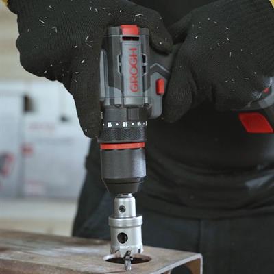 Grogh GRX2022-2 BMC 20V 2 Ah Çift Akülü Çift Vitesli Kömürsüz Motorlu Şarjlı Darbeli Matkap