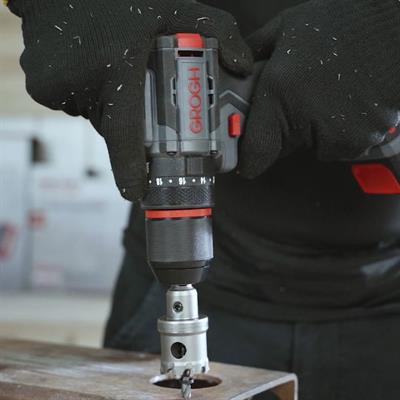 Grogh GRX2022-4 BMC 20V 4Ah Çift Akü Çift Vites Kömürsüz Motorlu Şarjlı Darbeli Matkap