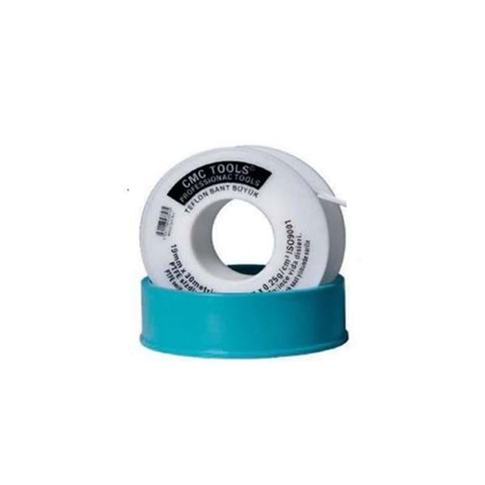 CMC Büyük Teflon Bant 19 mm x 30 Metre Sızdırmazlık Bandı CMC6752