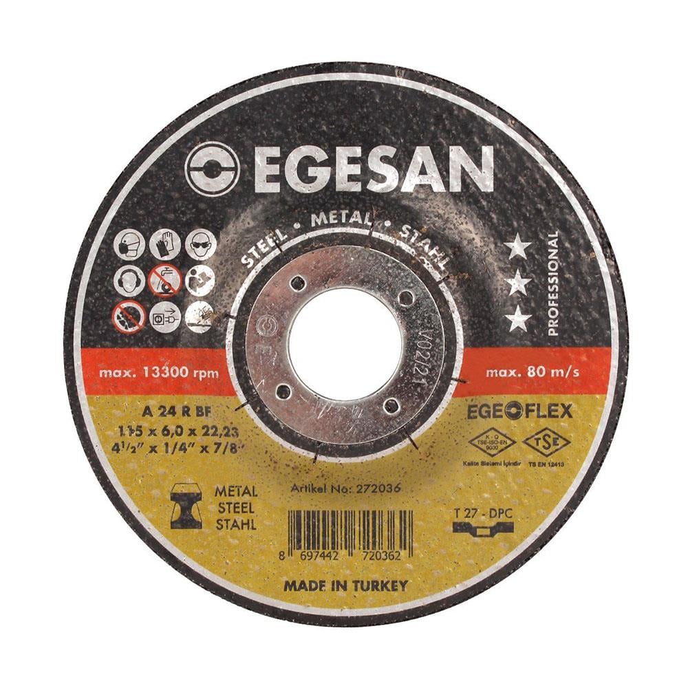 EGESAN 115x6 mm Metal Taşlama Taşı