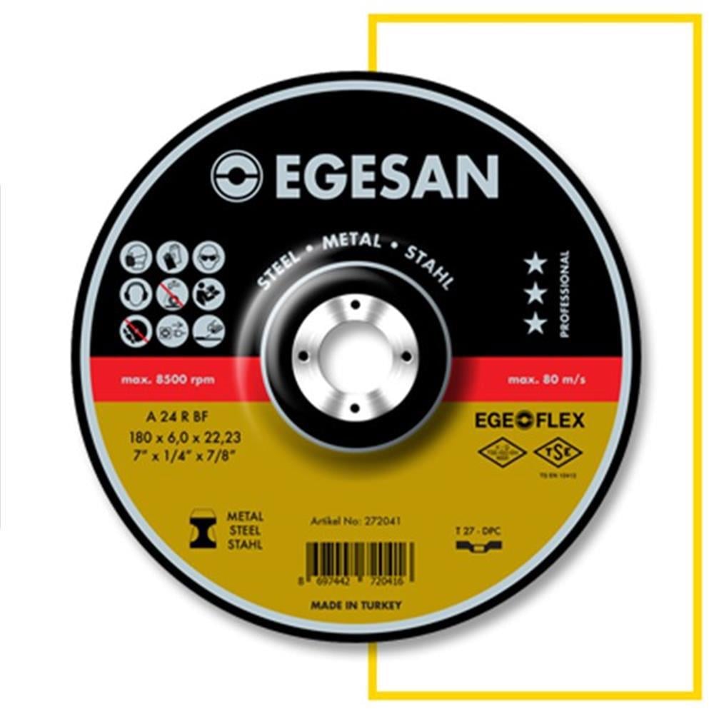 Egesan 180×8 mm Metal Taşlama Taşı