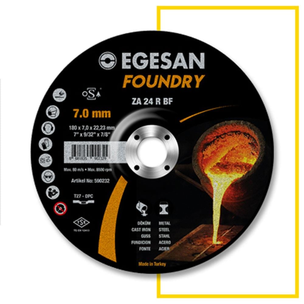 Egesan 180×8 mm Metal Taşlama Taşı (Foundry / Döküm Uyumlu)