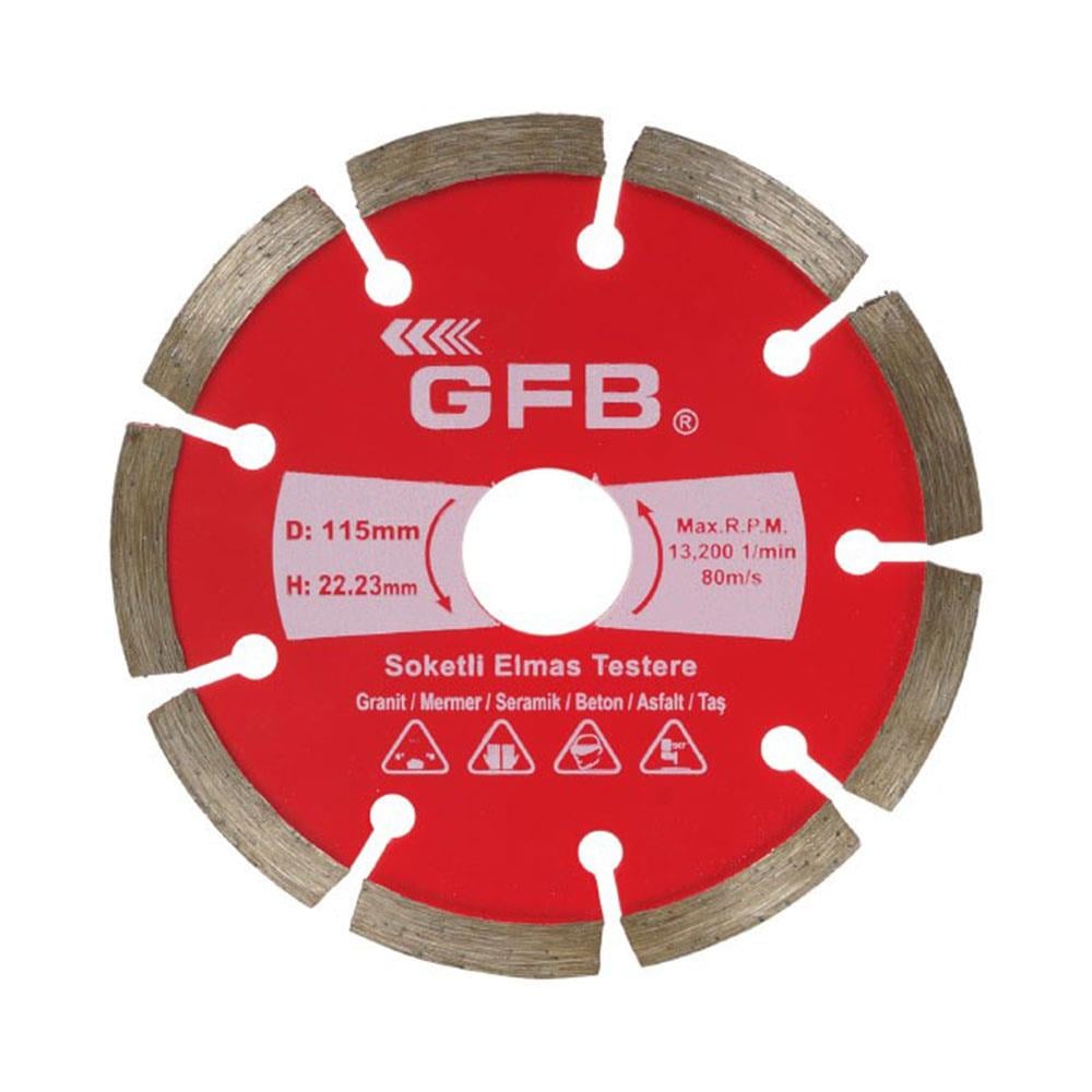 GFB 2388 Soketli Elmas Testere 115 mm (Beton-Mermer)