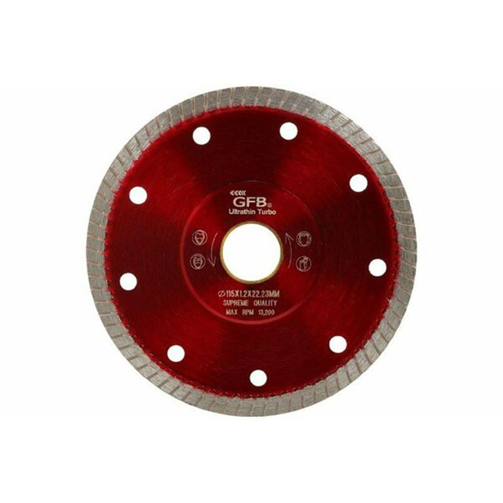 GFB 2393 Premium Turbo İnce Elmas Testere 180 mm (Çapraz Diş / İnce Turbo)