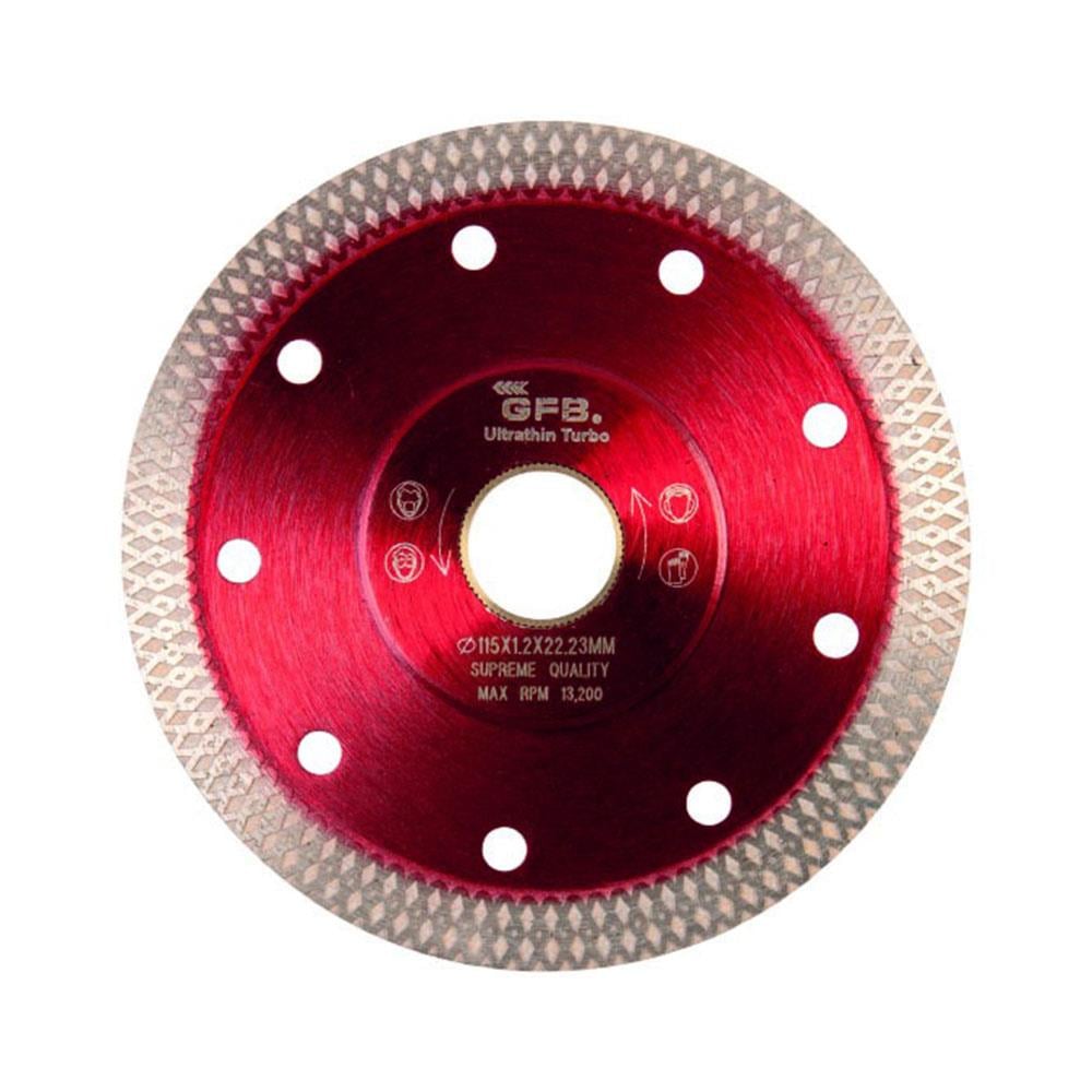 GFB 2394 Premium Turbo İnce Elmas Testere 115 mm (Çapraz Diş)