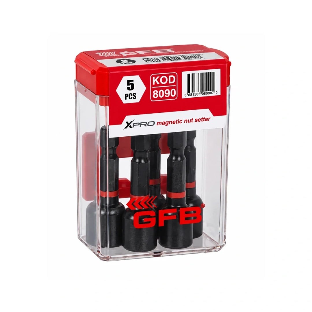 GFB 8090 8 x 45 mm XPRO Manyetik Somun Adaptörü 5 Adet