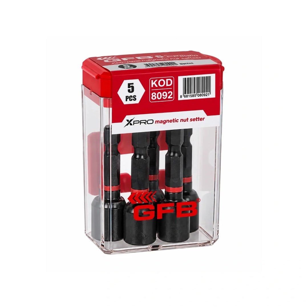 GFB 8092 13 x 45 mm XPRO Manyetik Somun Adaptörü 5 Adet