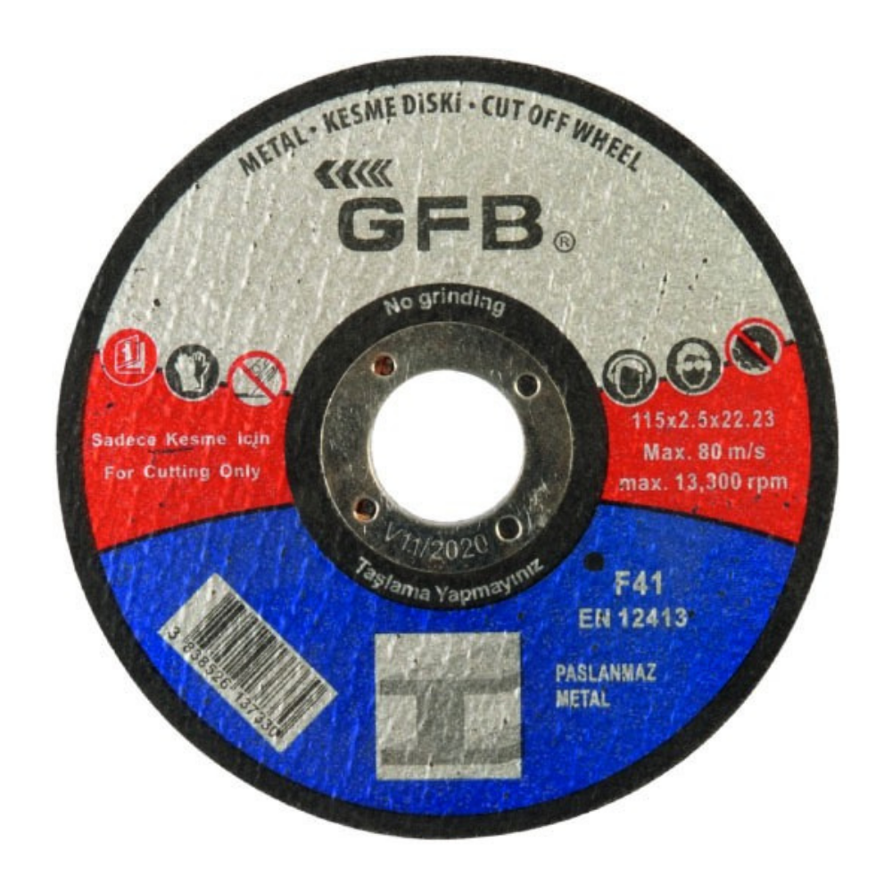 GFB METAL KESME TAŞI 180x30(25 Adet)