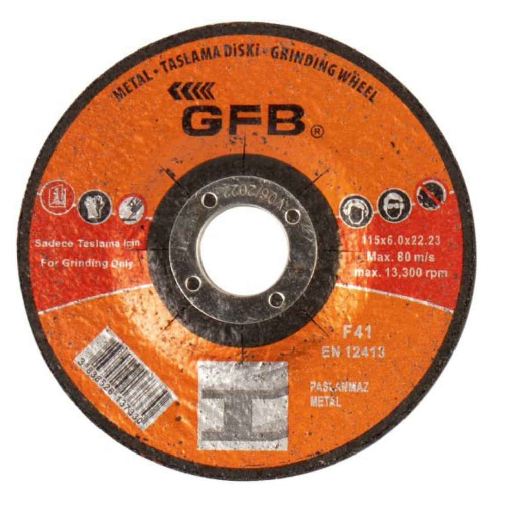 GFB METAL TAŞLAMA TAŞI 115x60 (10 Adet)