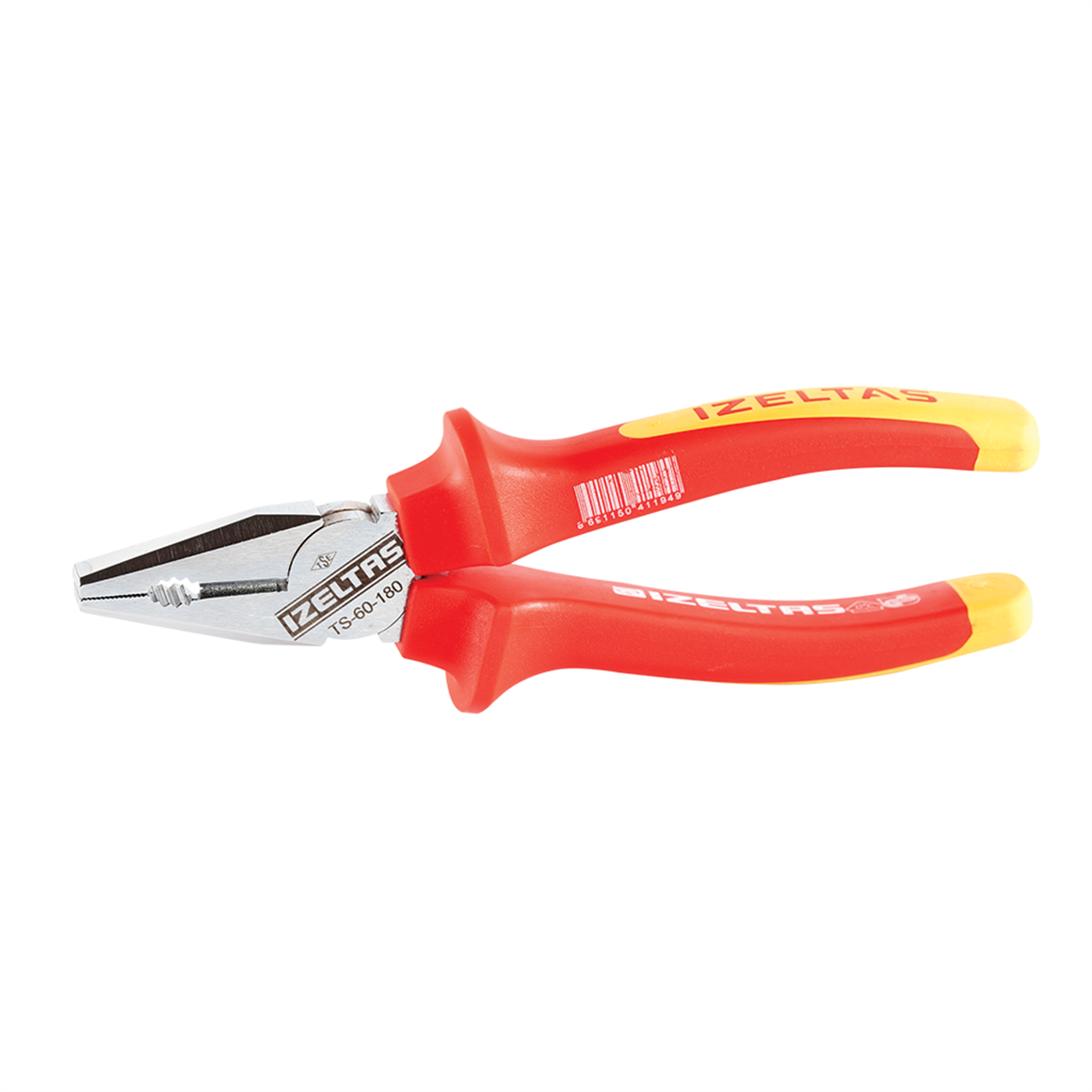 İZELTAŞ 1000V İZOLELİ ELEKTRİKÇİ KOMBİNE PENSE 180 MM 
