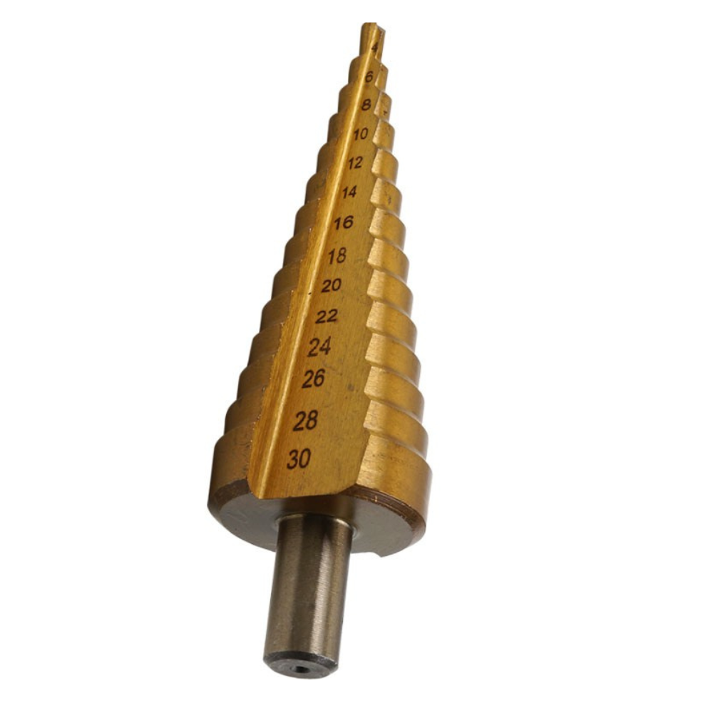 KADEMELİ MATKAP UCU 4-30 TİTANYUM KAPLI