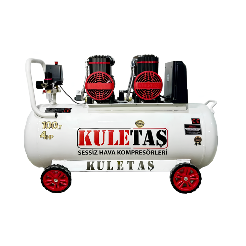 KULETAŞ 100 LT KOMPRESÖR 4 HP SESSİZ PREMİUM