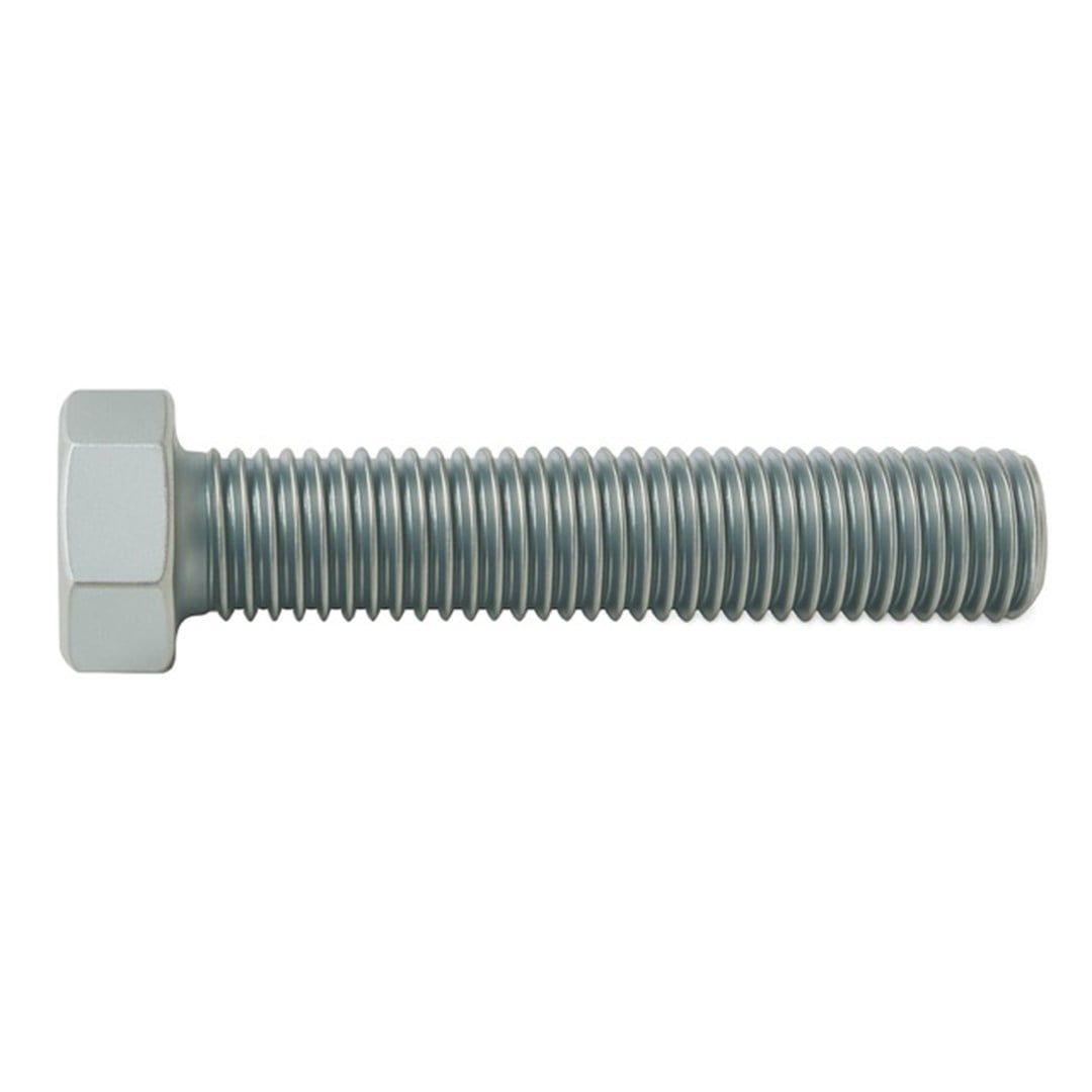 Norm M10X16 DIN 933 10.9 Kalite Altı Köşe Başlı Tam Dişli Cıvata Beyaz Galvanizli 100 Adet