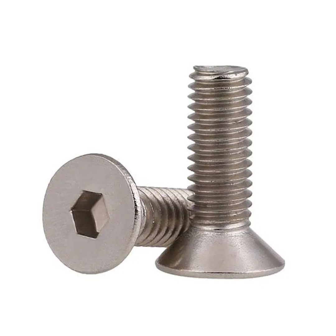 Norm M10X70 DIN 7991 10.9 Havşa Başlı İmbus Cıvata Beyaz Galvanizli 100 ADET
