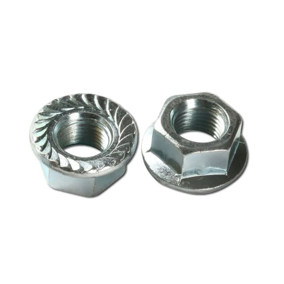 Norm M5 DIN 6923 6 Kalite Flanşlı Somun Beyaz Galvanizli 100 ADET