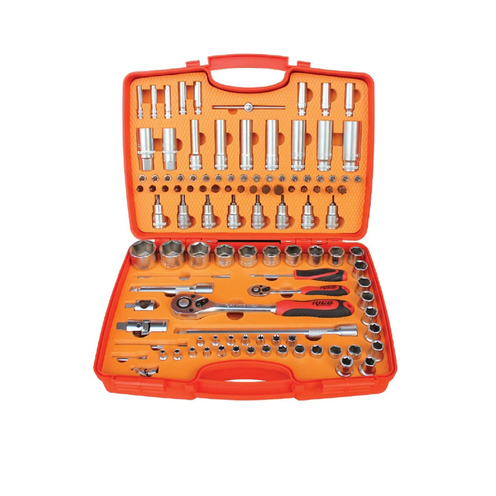 Ri̇co 110 Parça 1/2” - 1/4” 6 Köşe Lokma takımı