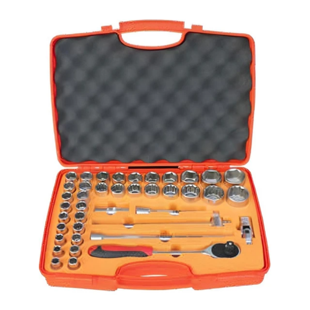 Ri̇co 40 Parça 3/8” 6 Köşe Uzun-kısa Lokma Seti