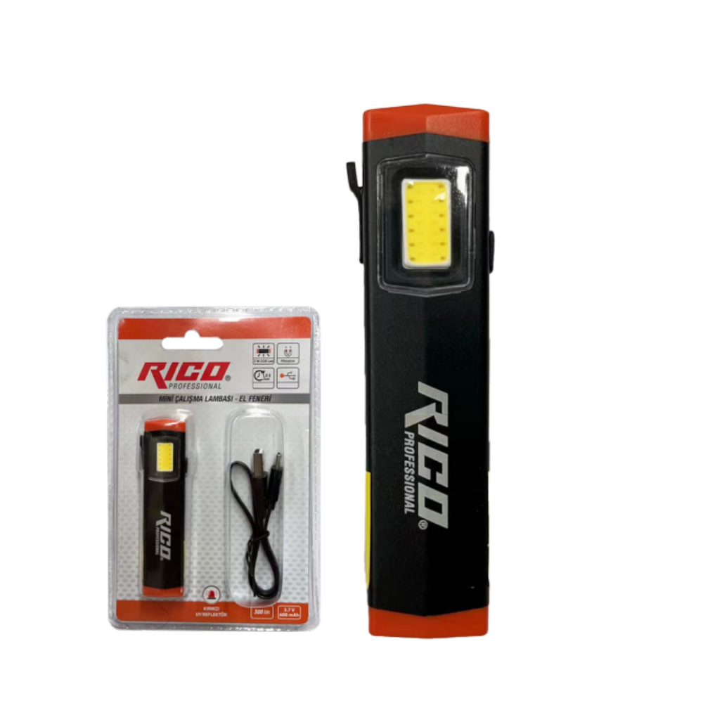 Ri̇co Mi̇ni̇ Şarjli El Lambasi Ledli̇ 300lm