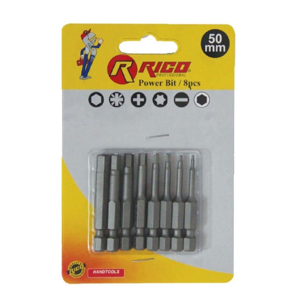 Rico 005-KK1132 8 Parça Allen Bits Uç Seti 50 mm