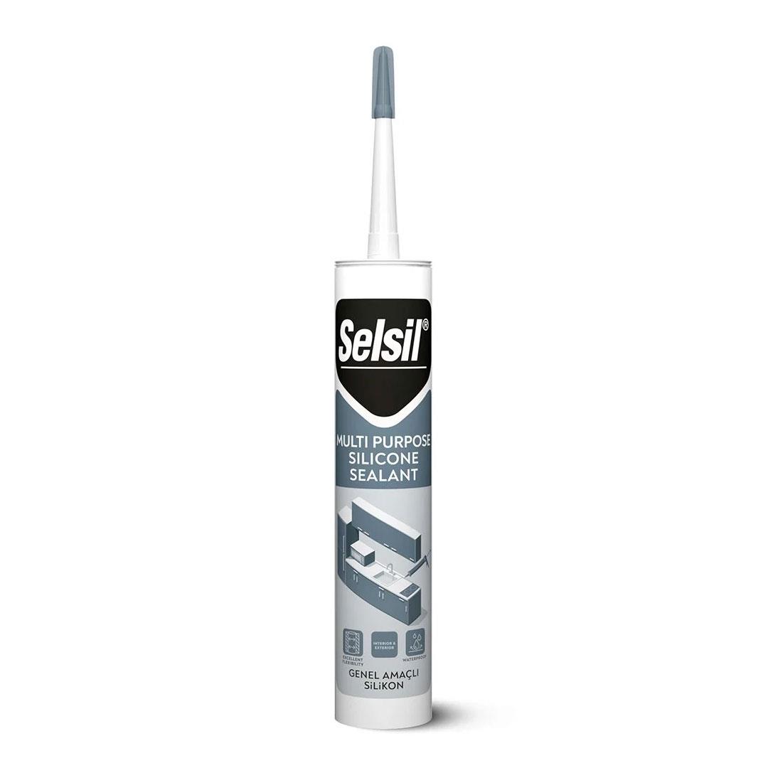Selsil Genel Amaçlı Silikon Siyah 280 gr