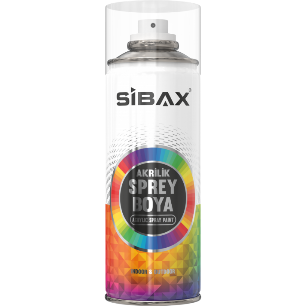 SİBAX SPREY BOYA 9005 MAT SİYAH