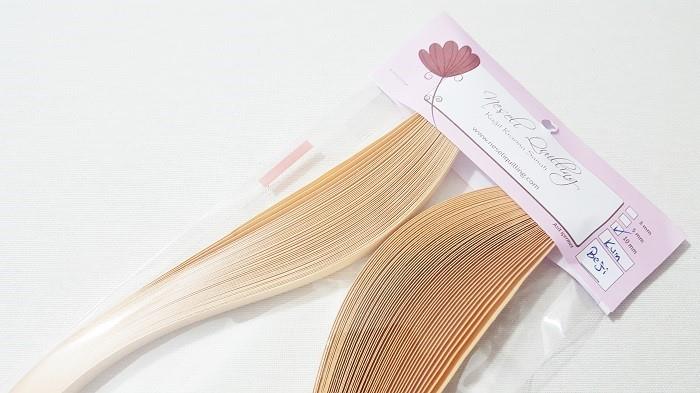 10mm Kum Beji Premium Quilling Kağıt Şerit