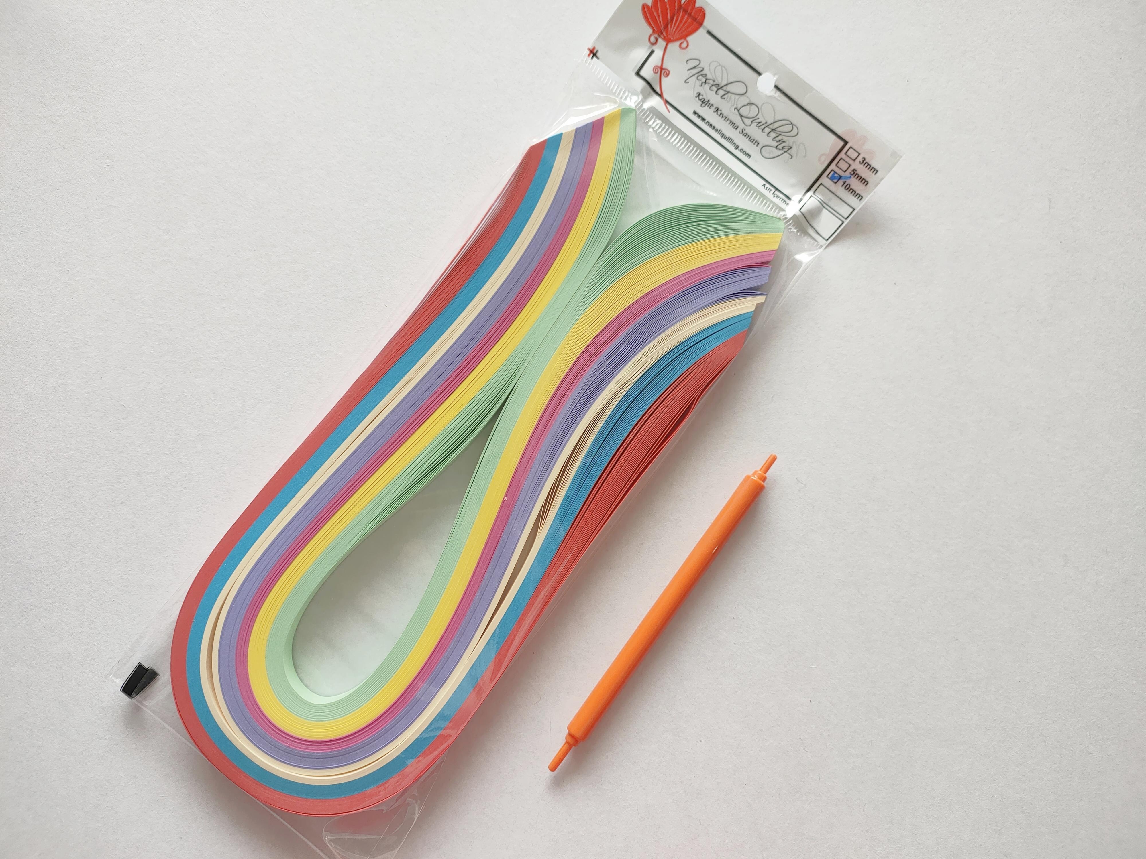 10mm QUILLING ÖĞRENCİ BAŞLANGIÇ SETİ 3 ( 175 AD - 7 RENK)