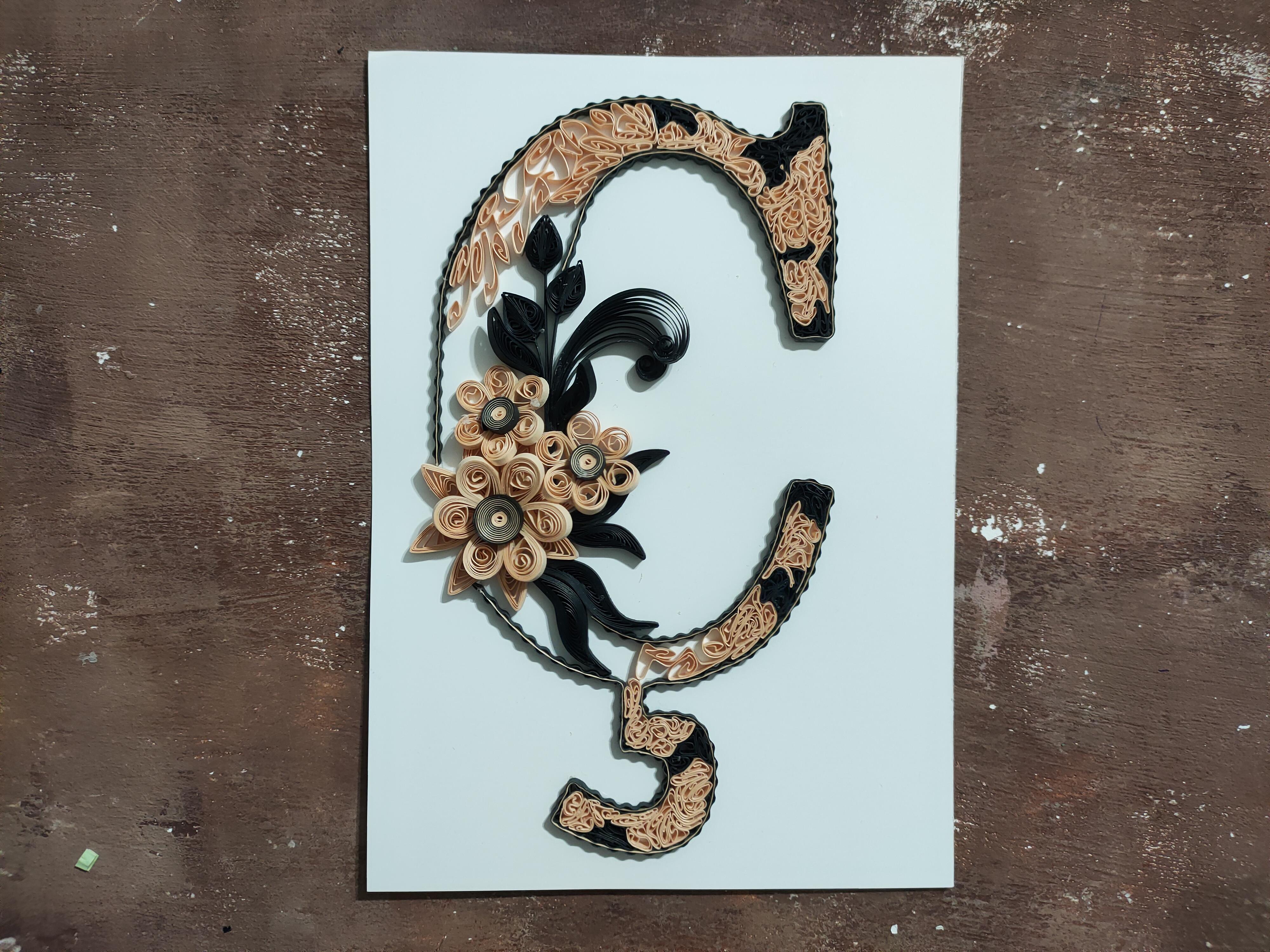 Quilling Ç Harfi VİDEOLU Başlangıç Kiti