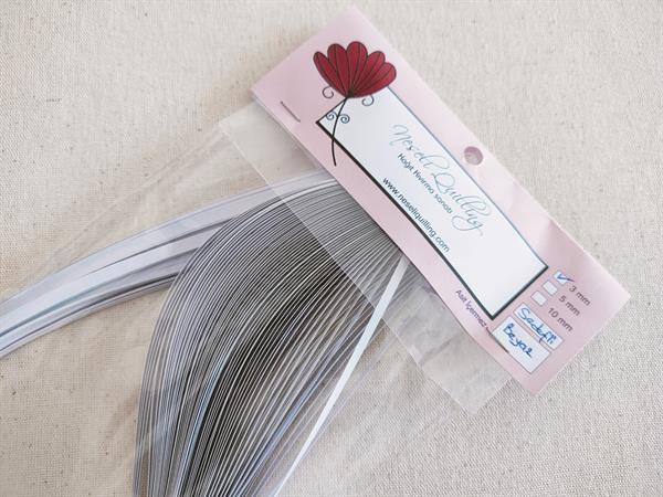 3mm Beyaz Sedefli Quilling Kağıt Şerit