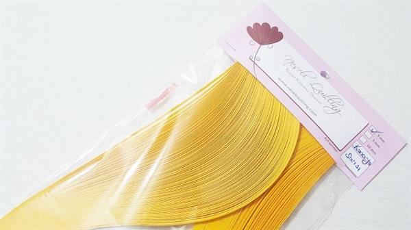 3mm Kanarya Sarısı Premium Quilling Kağıt Şerit